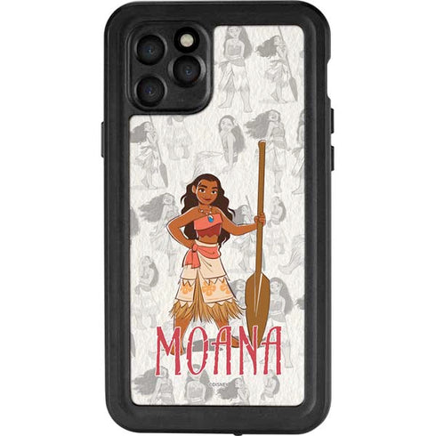 Disney Princess Moana Pattern iPhone 11 Pro Waterproof Case