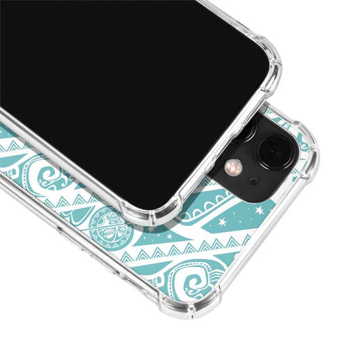 Disney Princess Moana Pattern iPhone 12 Clear Case