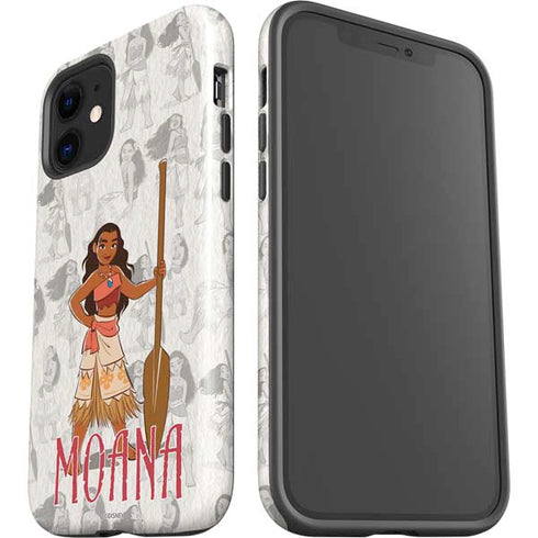 Disney Princess Moana Pattern iPhone 12 Mini Impact Case