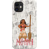 Disney Princess Moana Pattern iPhone 12 Mini Lite Case