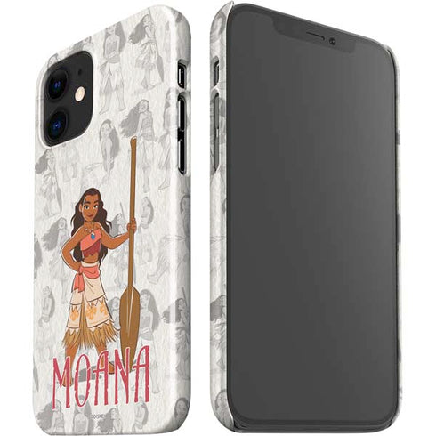Disney Princess Moana Pattern iPhone 12 Mini Lite Case
