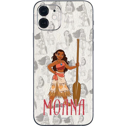 Disney Princess Moana Pattern iPhone 12 Mini Skin