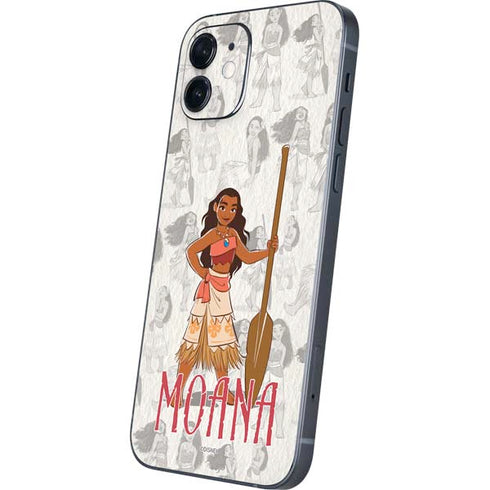 Disney Princess Moana Pattern iPhone 12 Mini Skin