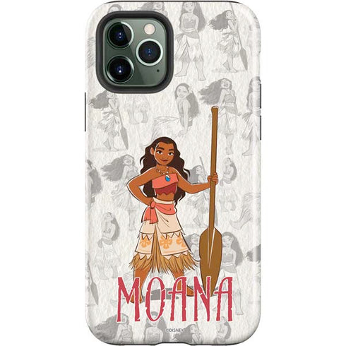 Disney Princess Moana Pattern iPhone 12 Pro Impact Case
