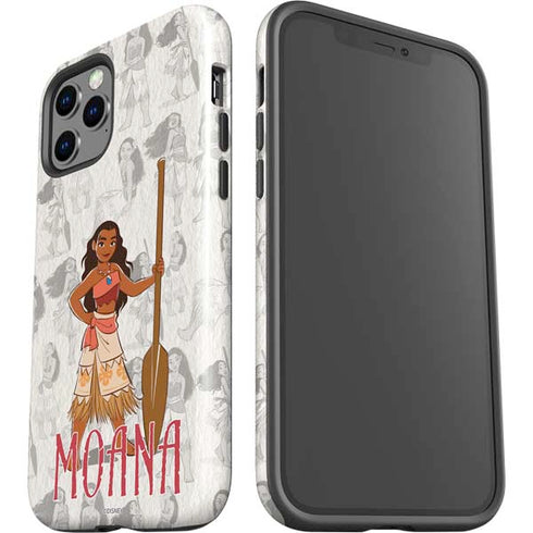 Disney Princess Moana Pattern iPhone 12 Pro Impact Case