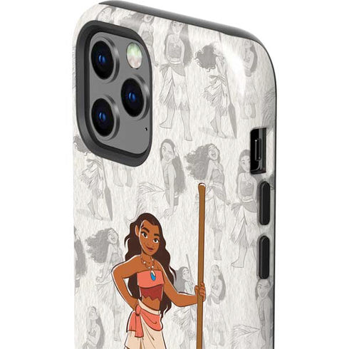 Disney Princess Moana Pattern iPhone 12 Pro Max Impact Case