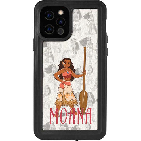 Disney Princess Moana Pattern iPhone 12 Pro Waterproof Case