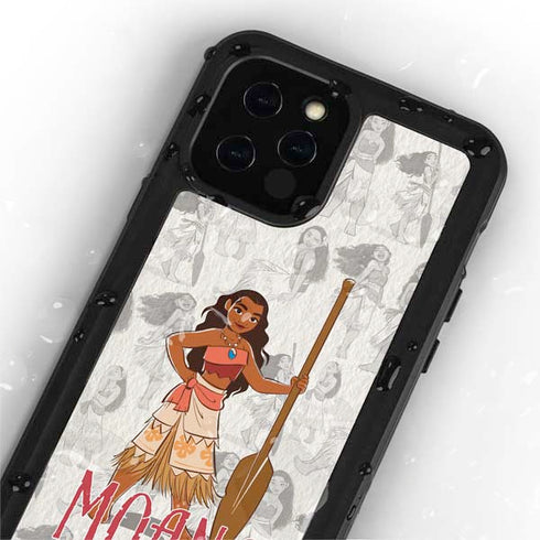 Disney Princess Moana Pattern iPhone 12 Pro Waterproof Case
