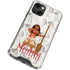 Disney Princess Moana Pattern iPhone 13 Mini Clear Case