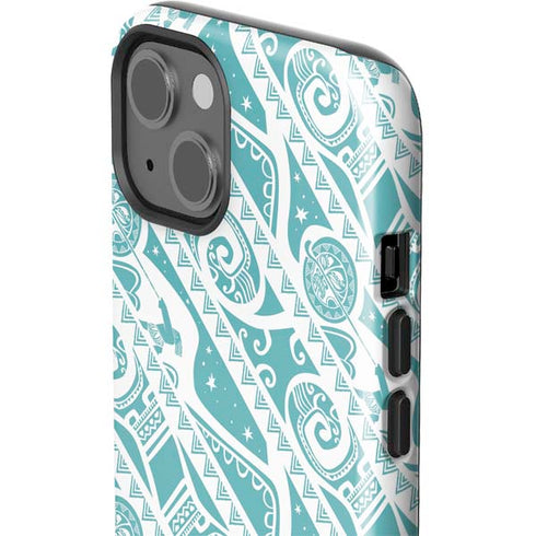 Disney Princess Moana Pattern iPhone 14 Plus Impact Case