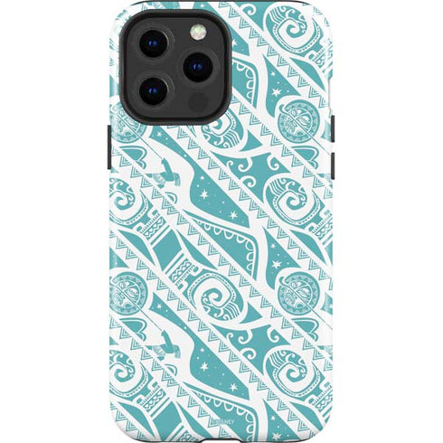 Disney Princess Moana Pattern iPhone 14 Pro Max Impact Case
