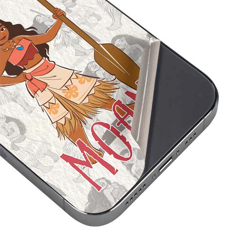 Disney Princess Moana Pattern iPhone 14 Pro Max Skin