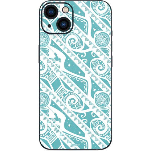 Disney Princess Moana Pattern iPhone 15 Plus Skin