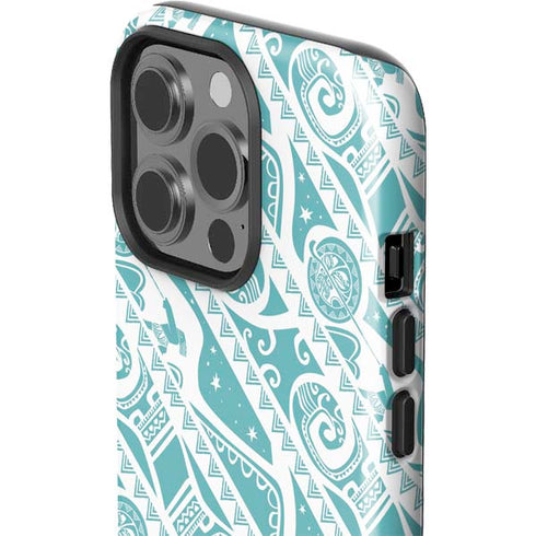 Disney Princess Moana Pattern iPhone 15 Pro Impact Case