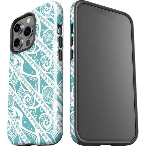 Disney Princess Moana Pattern iPhone 15 Pro Impact Case