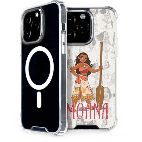 Disney Princess Moana Pattern iPhone 15 Pro MagSafe Case