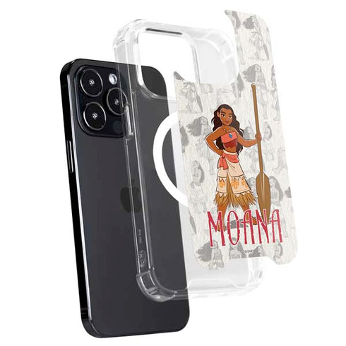 Disney Princess Moana Pattern iPhone 15 Pro Max MagSafe Case
