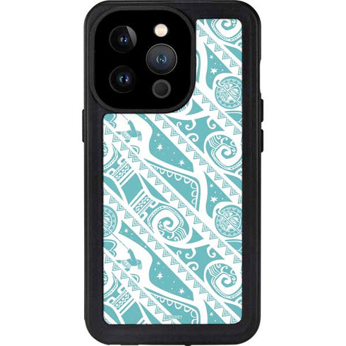 Disney Princess Moana Pattern iPhone 15 Pro Waterproof Case