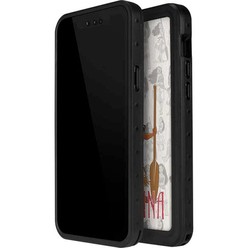 Disney Princess Moana Pattern iPhone 15 Pro Waterproof Case