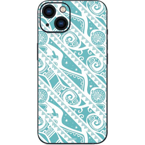 Disney Princess Moana Pattern iPhone 15 Skin