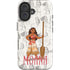 Disney Princess Moana Pattern iPhone 16 Impact Case