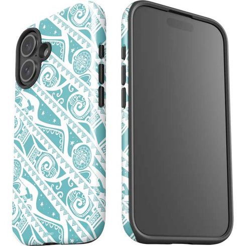 Disney Princess Moana Pattern iPhone 16 Plus Impact Case