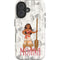 Disney Princess Moana Pattern iPhone 16 Plus Impact Case