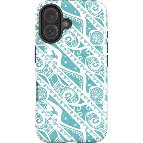 Disney Princess Moana Pattern iPhone 16 Plus Magsafe Impact Case