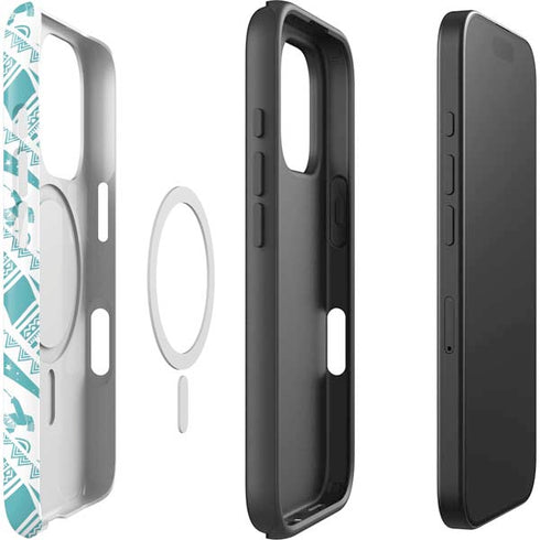 Disney Princess Moana Pattern iPhone 16 Pro Magsafe Impact Case