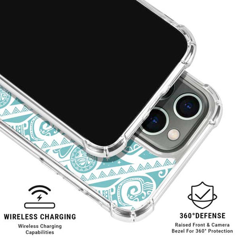 Disney Princess Moana Pattern iPhone 16 Pro Max Clear Case