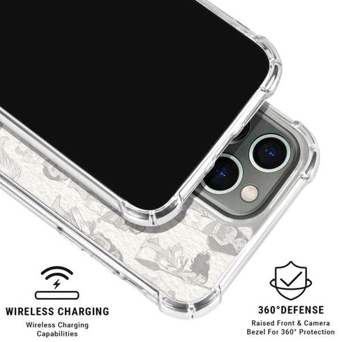 Disney Princess Moana Pattern iPhone 16 Pro Max Clear Case