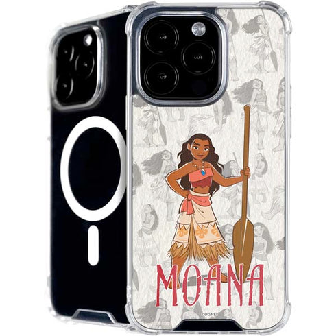 Disney Princess Moana Pattern iPhone 16 Pro Max MagSafe Case