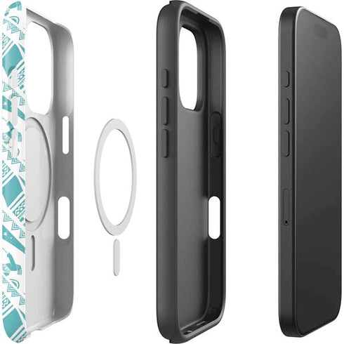 Disney Princess Moana Pattern iPhone 16 Pro Max Magsafe Impact Case
