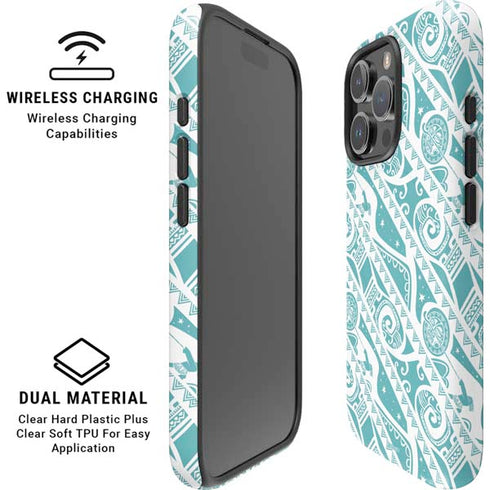 Disney Princess Moana Pattern iPhone 16 Pro Max Magsafe Impact Case