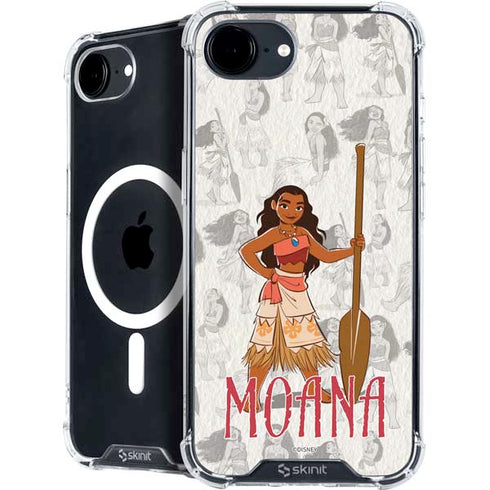 Disney Princess Moana Pattern iPhone 16e MagSafe Case