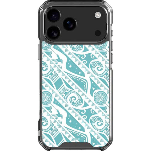 Disney Princess Moana Pattern iPhone 18 Pro Max Clear Case