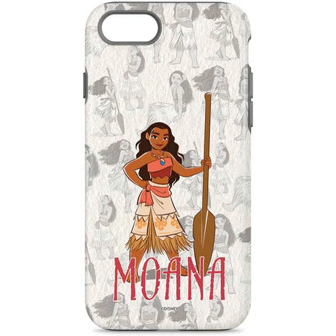 Disney Princess Moana Pattern iPhone 8 Pro Case