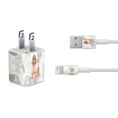 Disney Princess Moana Pattern iPhone Charger (5W USB) Skin