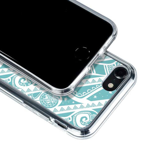 Disney Princess Moana Pattern iPhone SE (2nd & 3rd Gen) Clear Case
