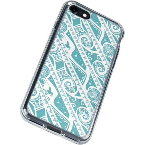 Disney Princess Moana Pattern iPhone SE (2nd & 3rd Gen) Clear Case