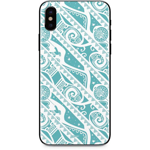 Disney Princess Moana Pattern iPhone X Skin