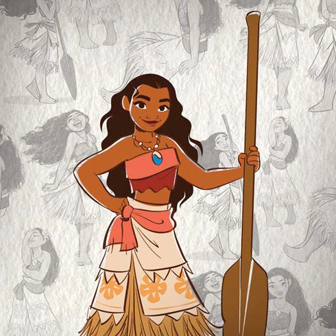 Disney Princess Moana Pattern iPhone X Skin