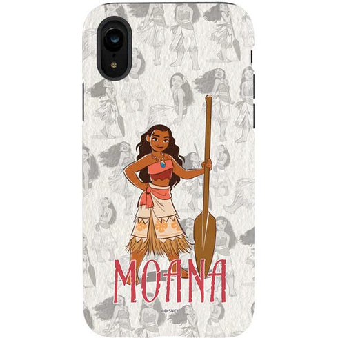 Disney Princess Moana Pattern iPhone XR Pro Case