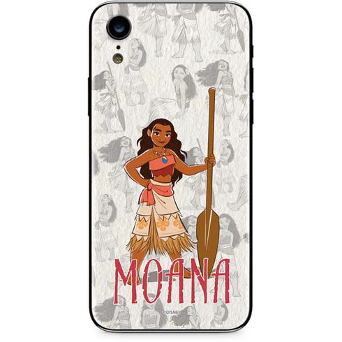 Disney Princess Moana Pattern iPhone XR Skin