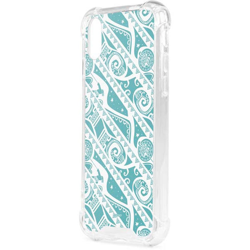 Disney Princess Moana Pattern iPhone XS Clear Case