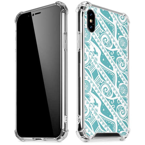 Disney Princess Moana Pattern iPhone XS Max Clear Case