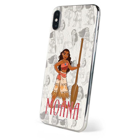 Disney Princess Moana Pattern iPhone XS Max Skin