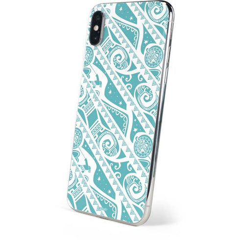 Disney Princess Moana Pattern iPhone XS Skin