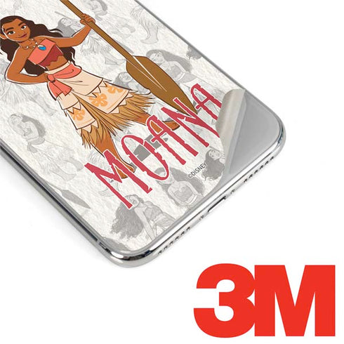 Disney Princess Moana Pattern iPhone XS Skin