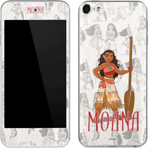 Disney Princess Moana Pattern Apple iPod Skin